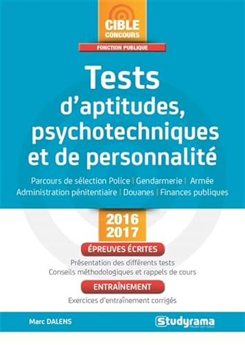 Tests d'aptitudes, psychotechniques et de personnalité