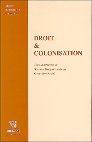Droit & colonisation