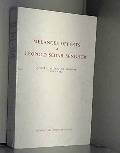 Mélanges offerts à Léopold Sédar Senghor