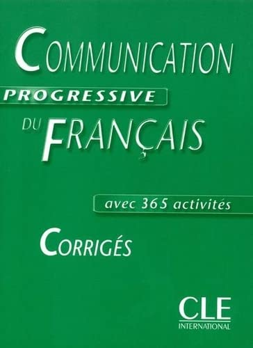 communication progressive du francais-corrigés