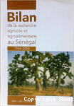 Bilan de la recherche agricole et agroalimentaire au Sénégal Bilan de la recherche agricole et agroalimentaire au Sénégal 1964-2004