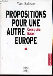 Propositions pour une autre Europe - Construire Babel