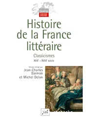 Histoire de la france littéraire