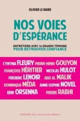 Nos voies d'espérance -