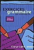 Exercices de grammaire en contexte avancé