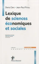 Lexique de sciences économiques et sociales