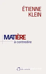 Matière à contredire