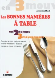 Les bonnes manières à table en 2 temps 3 mouvements