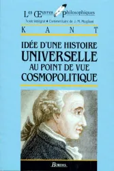 Idée d'une histoire universelle au point de vue cosmopolitique