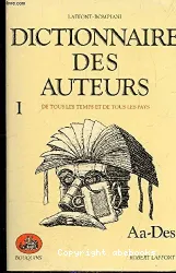 Dictionnaire des auteurs - Tome 1