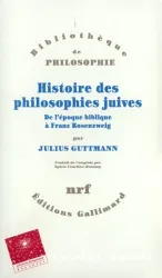 Histoire des philosophies Juives