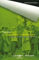 Colonisation : droit d'inventaire