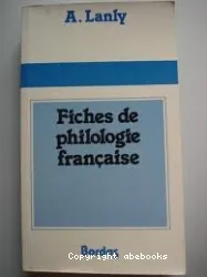 Fiche de philologie français