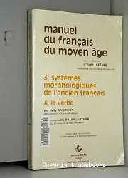 Manuel de Français du moyen age