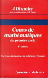 Cours de mathématiques du premier cycle