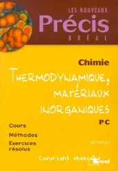 Chimie Thermodynamique, Matériaux inorganiques