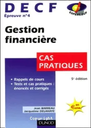 Gestion financière DECF, épreuve n°4