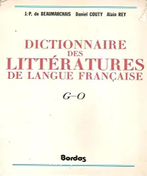 Dictionnaire des Littératures de Langue Française