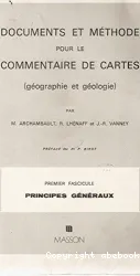 Documents et méthodes pour le commentaire de cartes