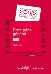 Droit pénal général