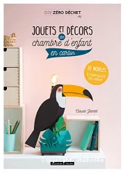 Jouets et décors de chambre d'enfant en carton