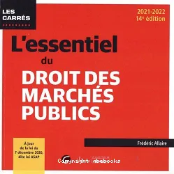 L'essentiel du droit des marchés publics