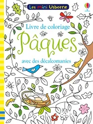 Livre de coloriage avec décalcomanies Pâques