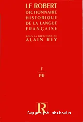 dictionnaire historique de la langue française le robert(tome2)