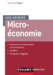 Aide-mémoire - Microéconomie