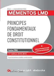 Principes fondamentaux de droit constitutionnel