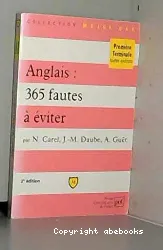 Anglais, 365 fautes à éviter